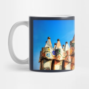 Casa Batllo Chimneys Barcelona Mug